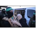 Moment Hamas thugs hand over terrified hostages after 48 DAYS of kidnap hell – with some too weak to walk